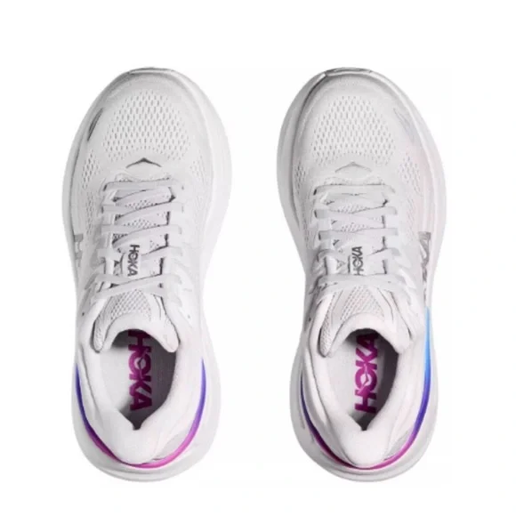 Hoka Women's Silver and Purple Athletic Shoes - Picture 5 of 6
